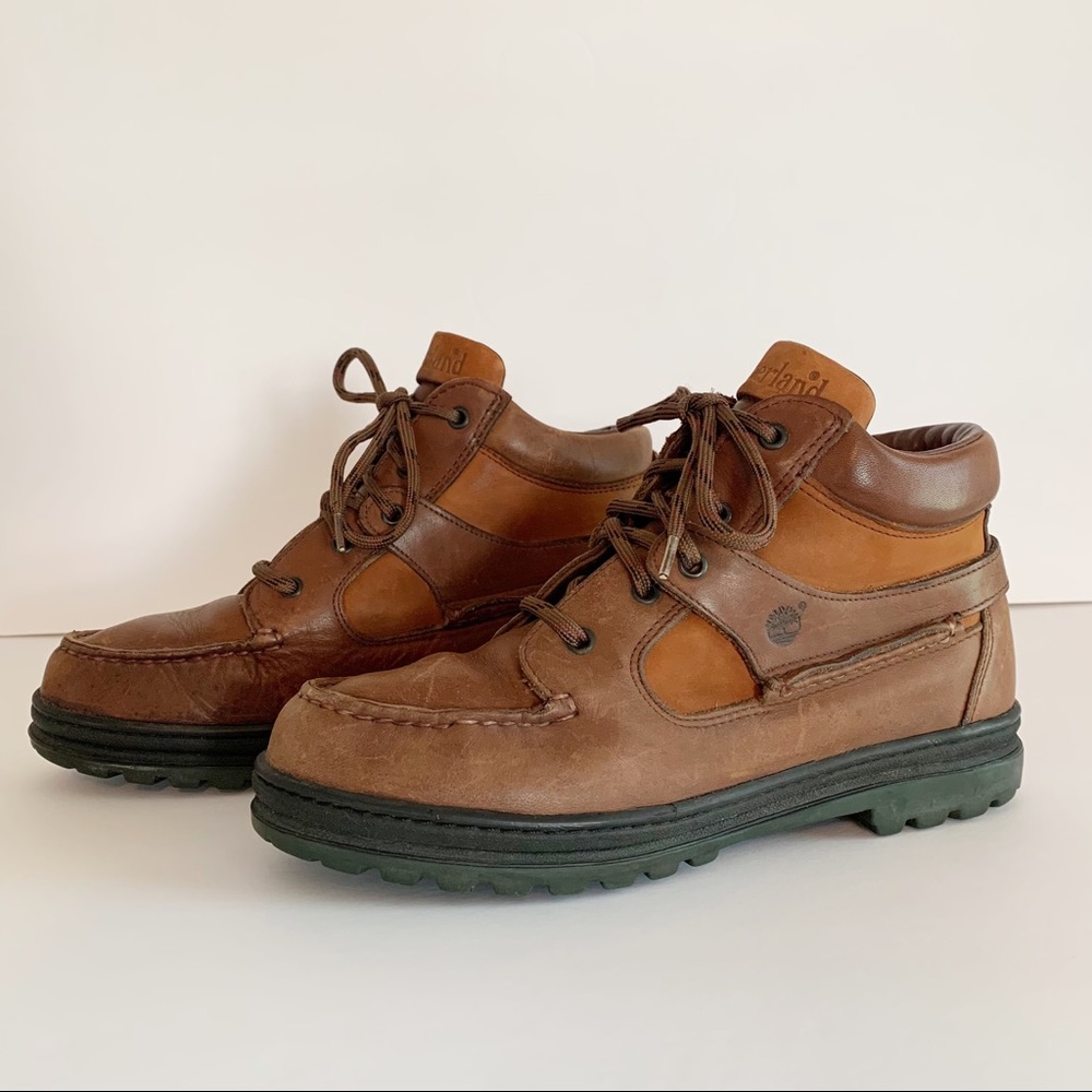 Timberland Goretex Women's SZ 8.5 M Hiking Brown Leather Waterproof Chukka Boot